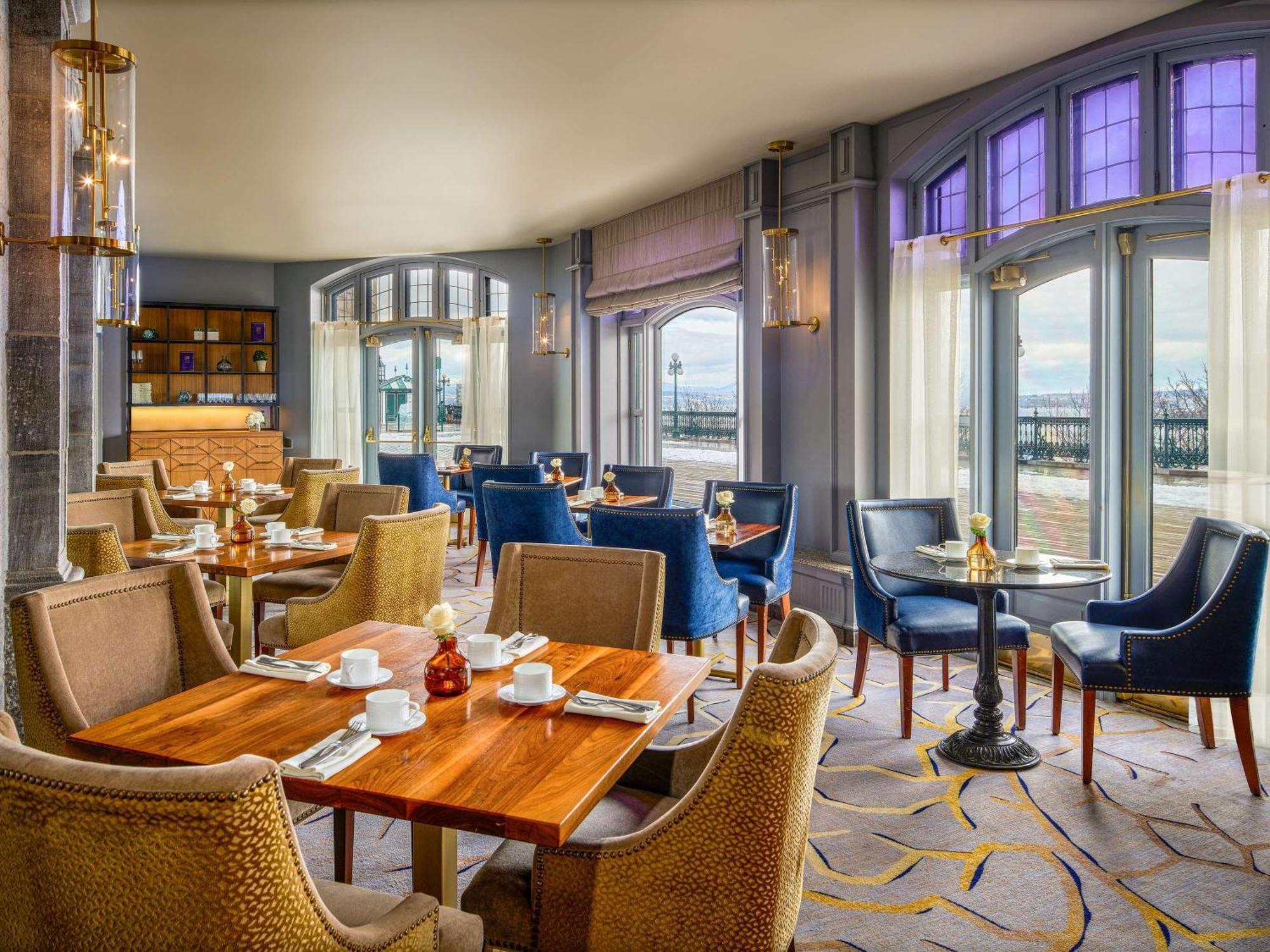 Fairmont Le Chateau Frontenac Квебек Екстериор снимка The River Restaurant